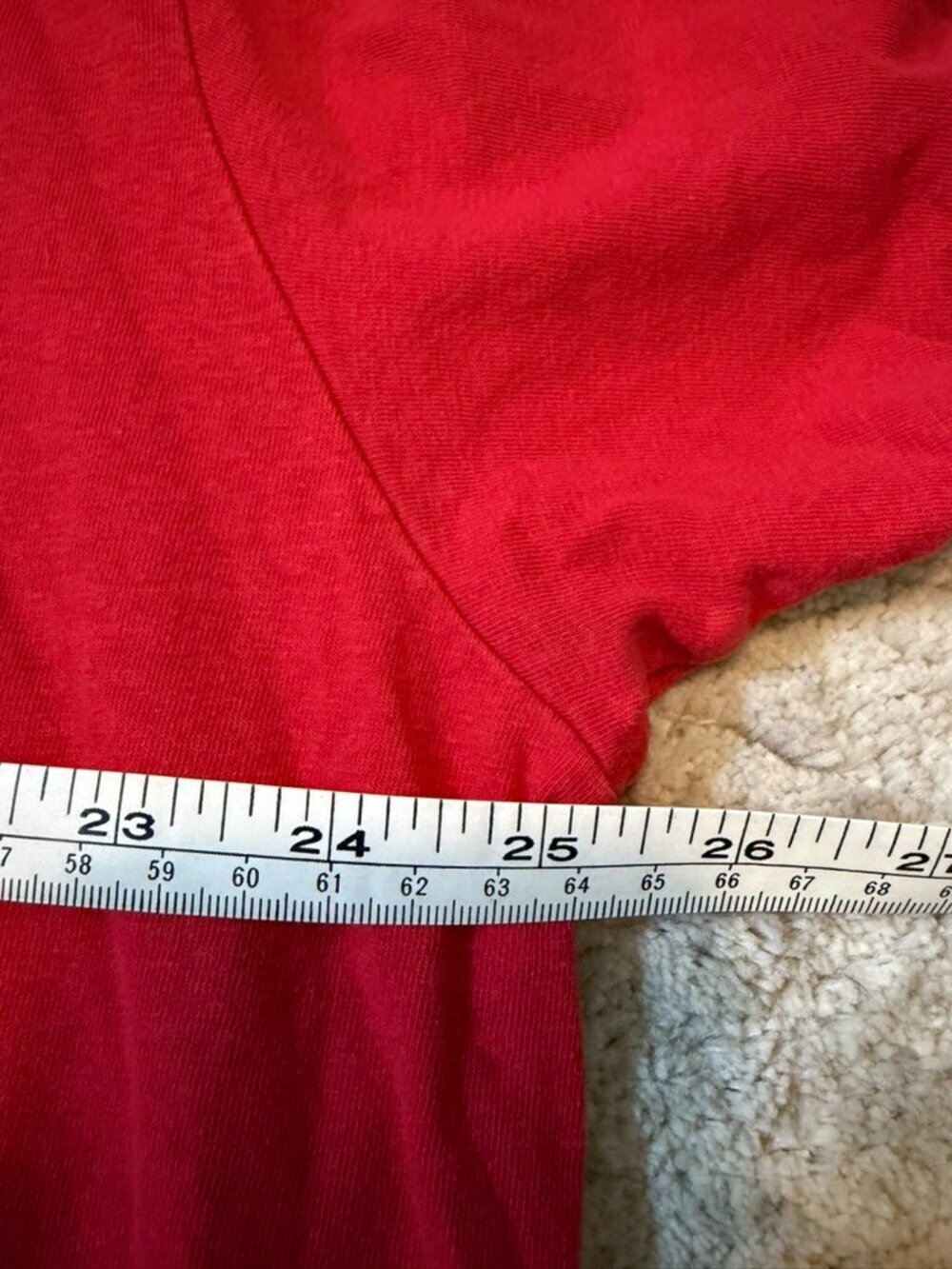 Everlane Red Tshirt Mens XXL Size E7 (Everlane Everyone Collection) - Picture 5 of 6